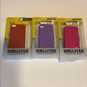 IPHONE 4 SHELLCASE WITH HOLSTER